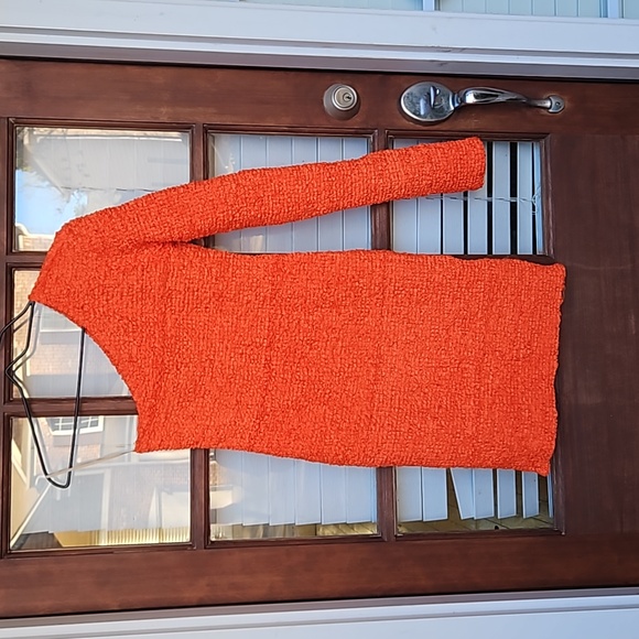 Nanushka MITRA Orange One Shouder Bodycon Dress - Picture 3 of 5